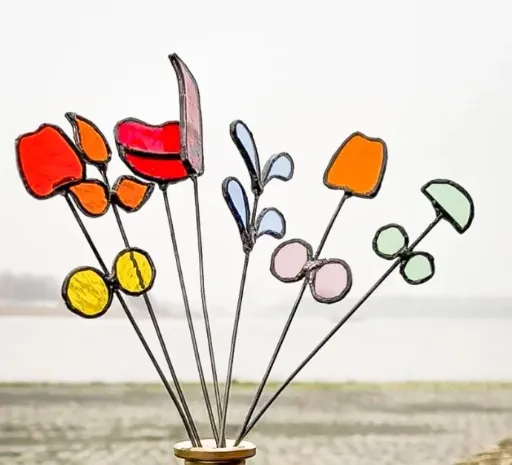Stained Glass Flowers