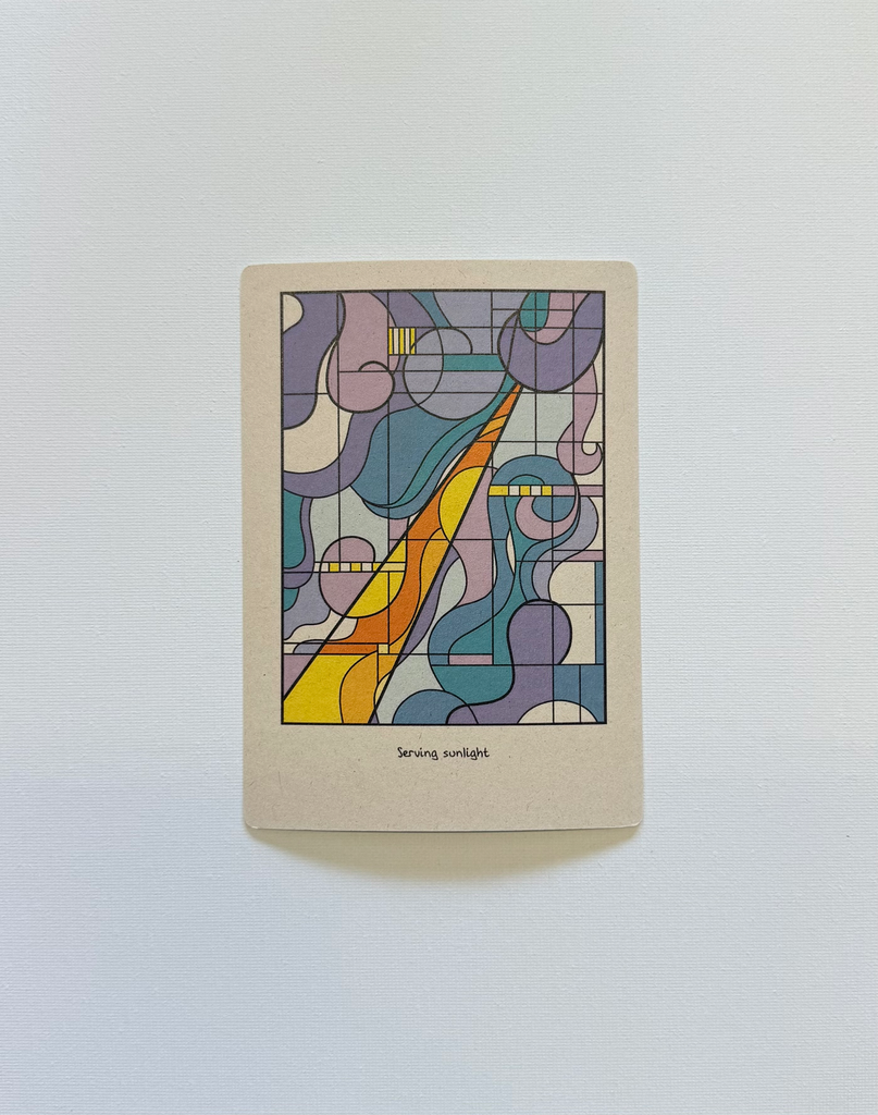 [CARD-SERVING-SUNLIGHT] Postkaart 'Serving sunlight'