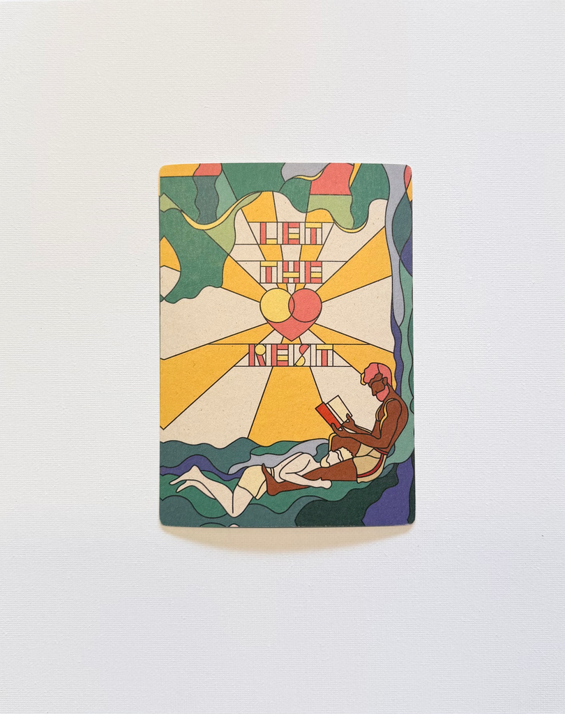 [CARD-LET-THE-HEART-REST] Postkaart 'Let the heart rest'