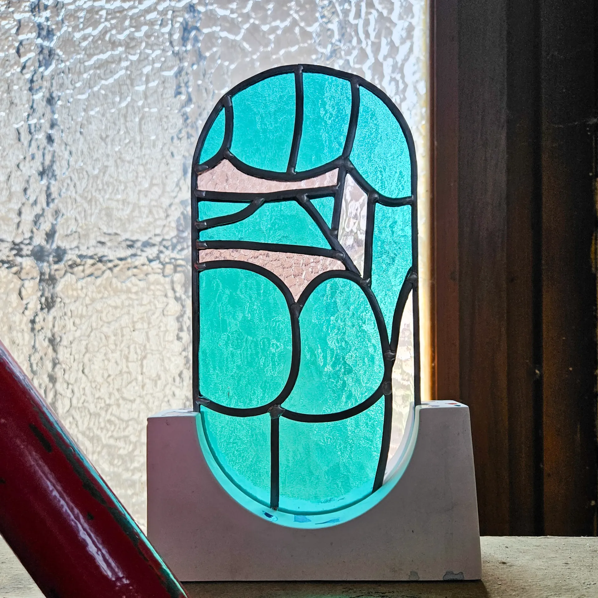 Suncatcher 'Her booty green'